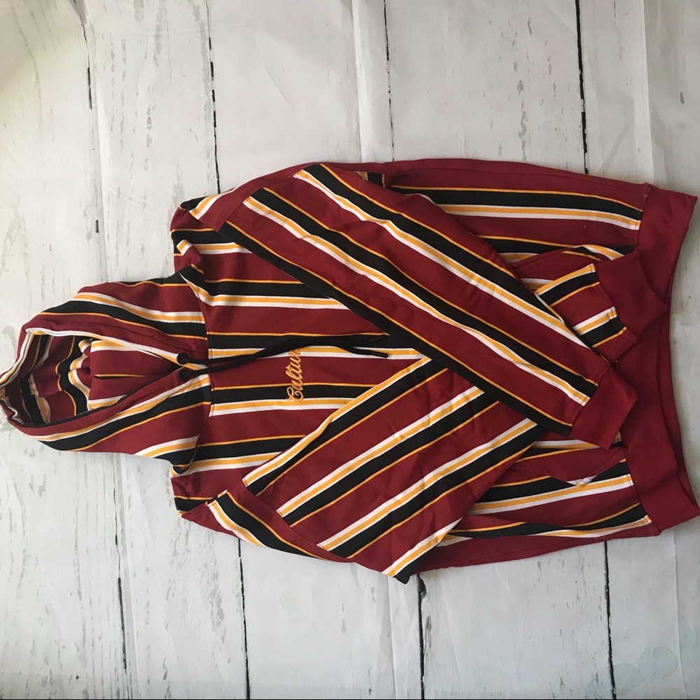 Rue21 Multicolored Stripped Hoodie